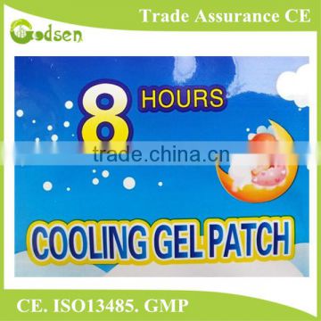 Factory supply CE certificate Hot selling baby fever cooling gel patch