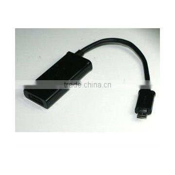Hot sales!Micro USB MHL Adapter,compatible for SAMSUNG,HTC smart mobile phone and Tablet PC