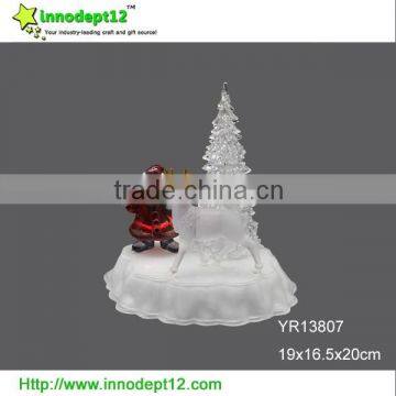 LED Acrylic Christmas Tree and Santa & Deer of Christmas Decoration