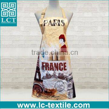 Customized Paris France Full Front Print Shop Attendant Apron photo-2