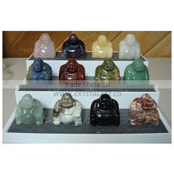 Gemstone Happy Buddha