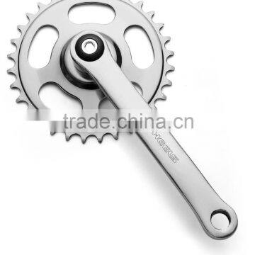 S102 steel chainwheel bicycle crankset crank length:175mm/152mm/140mm