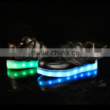 2016 Hot Selling LED Light Shoes 7 Color Changing LED Light Shoes