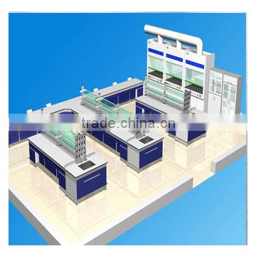 Chemical Resistant Biology Lab Fume Cupboard With Epoxy Resin Top