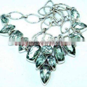 Green Amethys Jewellery H669 Sterling Silver Jewelry Websites White Gold Bracelets Solid Necklaces