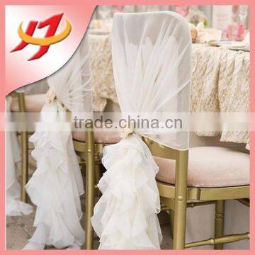 Factory wedding polyester universal chair cover white wholesale