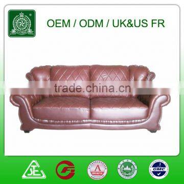 B838 UKFR USFR Living Room Furniture Classic Leather Sofa Set