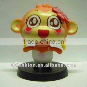 shake head customized toy and plastic shake head spring toy