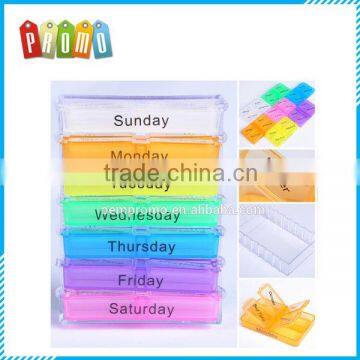 Hot Sale Medicine Weekly Storage Pill Box