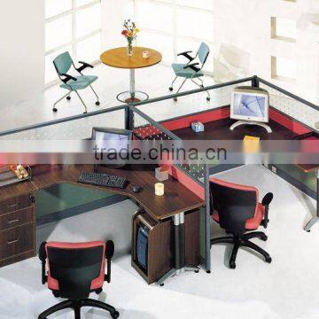 L shape office workstation