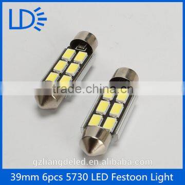 High Power Festoon Light Canbus 6leds 5730 Led Chip