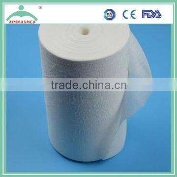 2015 hot selling High Quality 100% cotton medical bleached and unbleached gauze roll