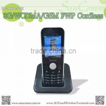 SC-9068-3GH CE ceritification Color LCD Display 3G GSM Handset Phone Cordless