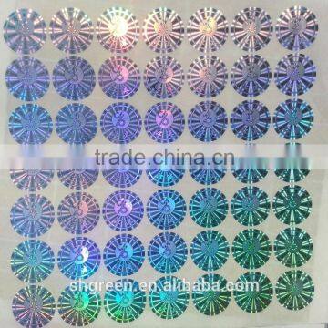 Reflective hologram sticker,safety sticker