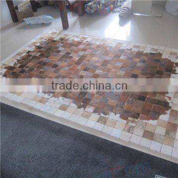 Genuine Cowhide Patchwork Carpet