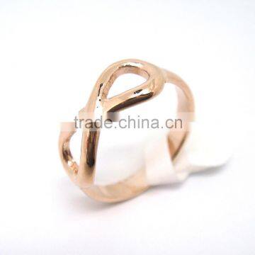 Stainless steel best friend infinity ring for girls