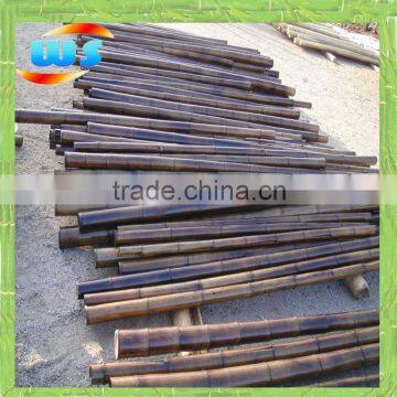 Big and short roasted bamboo pole for decoration