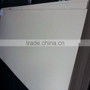 4.75mm two sided white melamine mdf board from Linyi