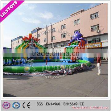 Hot attractive luxury gaint inflatable water park/theme park inflatable large toy/commercial inflatable