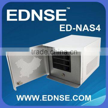 EDNSE ED-NAS4-D 4-Bay Tower NAS Server Case for Soho and Home