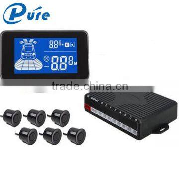 High quality car parking sensor system lcd display reversing sensor with 6 or 8 sensors