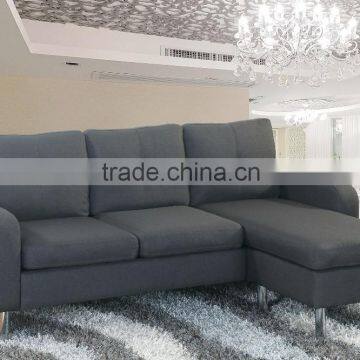 2016 hot sale modern corner fabric sofa, promotion corner sofa