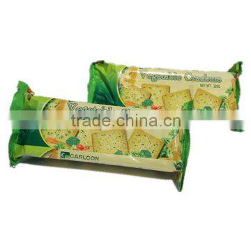 220g Vegetable Cracker Healthy Biscuit Manufacture