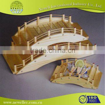 amazon hot sell competitive sushi tableware bridge of various sizes