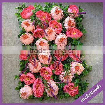 natural looking decorative peony fake flower wall wedding backdrop wholesale