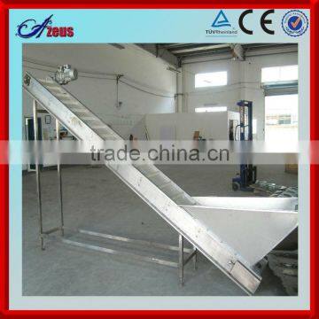 Heat resistant inclined belt conveyor system inclined grain belt conveyors incline conveyor with hopper