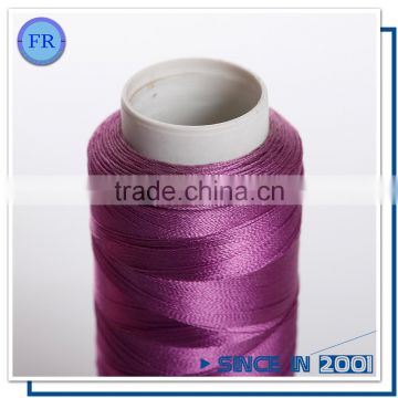 100% Textured wholesale 100% rayon embroidery thread