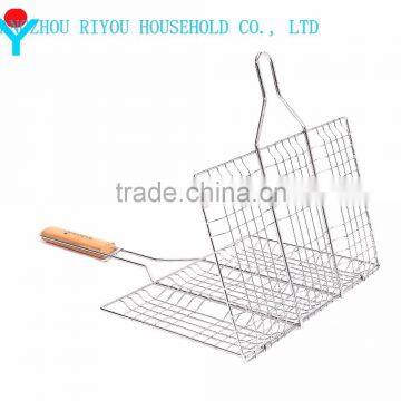 Roasting meet BBQ basket mesh for outdoor camping
