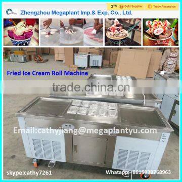 rolled pan fried ice cream machine