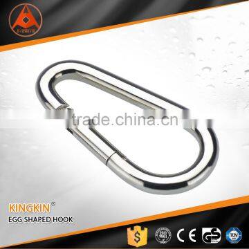 egg shaped hook without eye and screw stainless steel snap hook