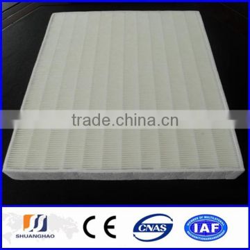 China Mini pleat fiberglass hepa filter