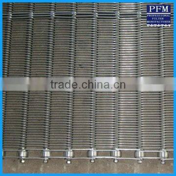 HOT!!! stainless steel flat flex wire mesh conveyor belt