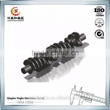 OEM products metal parts manufacturer STS316L truck crankshaft with nickel plating