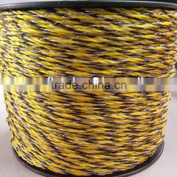 HDPE plastic electric farm wire and rope