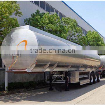 3 Axles Stainless Steel Fuel Semi Trailer Tanker for Sale photo-2