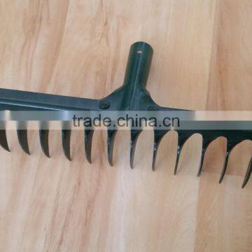 12 tines carton steel garden lawn rake for sale