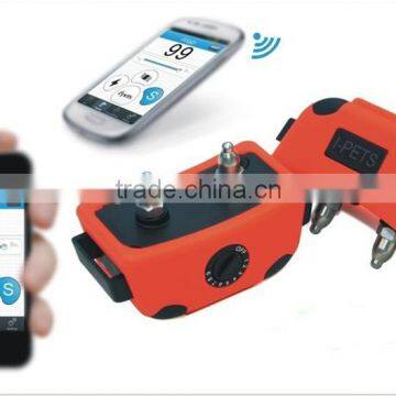 Electronic Remote Pet Dog Training Pet Behave Remote Bluetooth Dog Training Collar With I-Phone Controller