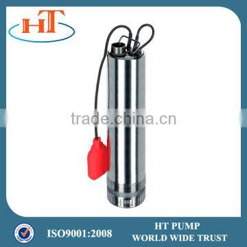 Multi-stage stainless steel submersible 4 inch water pump