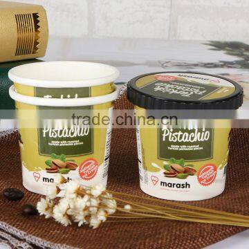 4 oz Foof Grade Ivory Board Yogurt/insaant Noodles Paper Bowl With Lid photo-2