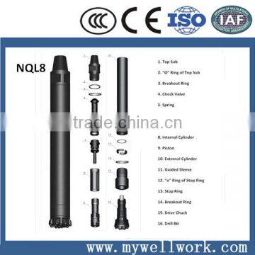 8 Inch High Air Pressure DTH Hammer with best price and high quantity