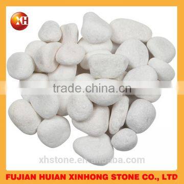 Garden Decorative Pure Snow White Pebble Stone for Hot Sale photo-5