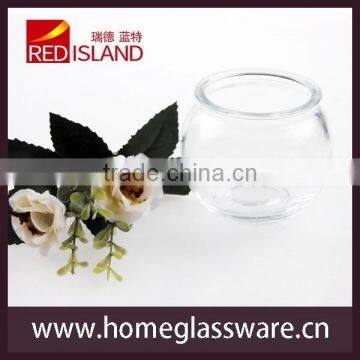 Round Glass Planter Container Vase Pot Terrarium Decoration Transparent photo-2