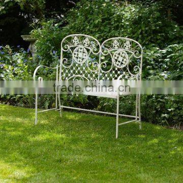 Wrought Iron 2 Seater Bench photo-5