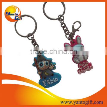 Custom design 3D pvc keychain with embossed logo