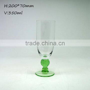 High Grade Clear Crystal Champagne Flute Wine Glass Stemware photo-4