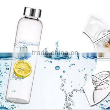 New Design Sport Heat-resistant Glass Sparkling Water Bottle photo-3